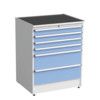 Drawer Cabinet, 6 Drawers, Blue, 1100 x 910 x 715mm thumbnail-0