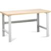 Heavy Duty Fixed Height, Wooden Top Workshop Bench 1500mm thumbnail-0