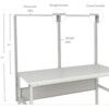 Upright Module To Suit 1000mm Wide Workshop Bench thumbnail-0