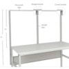 Upright Module To Suit 1500mm Wide Workshop Bench thumbnail-0