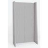 Double Sided Freestanding CNC Louvre Panel Starter Rack - Light Grey thumbnail-0