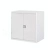 CUBIO SMLF-1058-2 CUPBOARD WITH LOUVRE DOORS-LIGHT GREY thumbnail-0