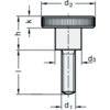 DIN464-M6-12, Thumb Screw, M6 - M20, Stainless Steel thumbnail-1