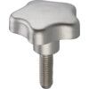 GN5334-40-M8-30 Stainless Steel Threaded Bolt Star Knobs thumbnail-1