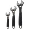 Adjustable Spanner Set, Steel, Set Of 3 thumbnail-1