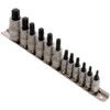 SHORT STAR SOCKET BIT SET 1/4"D,3/8"D, 1/2"D 12PC thumbnail-1