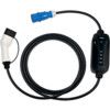 EV CHARGING - TYPE 2 FEMALE TO COMMANDO PLUG BLUE 32A SINGLE PHASE thumbnail-2