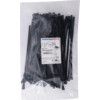 Cable Ties, Black, Reusable 250x7.6mm thumbnail-1