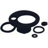 O-Rings, Plastic Material, Black, Pack of 6 thumbnail-0