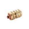 Hose Connector, Female, 1/2in, Brass Material, Brass Colour, Individual thumbnail-0