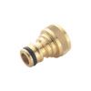 Threaded Tap Connector, Female, 5/8in, Brass Material, Brass Colour, Individual thumbnail-0