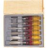 Bevel Edge Wood Chisel Set, Steel, 10mm/13mm/19mm/25mm/32mm/6mm, 6 Piece thumbnail-0