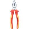 Combination Pliers, Serrated, Steel, 178mm, VDE thumbnail-0