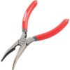 Needle Nose Bent  Pliers, Serrated, Steel, 160mm thumbnail-3