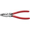 08 21 185 NEEDLENOSE COMBO PLIERS PLASTIC COATED 185MM (PK-6) thumbnail-1