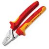 Cable Cutters, 5mm Cutting Capacity , Chrome, 160mm, Insulated thumbnail-0