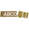 Letters A to Z, Brass, Stencil, 25.4mm, Set of 29 thumbnail-0