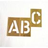 Letters A to Z, Brass, Stencil, 25.4mm, Set of 29 thumbnail-1