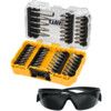 FLEXTORQ Screwdriver Bit Set with Tinted Safety Glasses, 47 Piece Set thumbnail-1