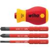 4 Piece VDE Stubby Screwdriver Set With Bit Holder thumbnail-0