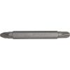 No.1+No2x60mm POZIDRIV SCREWDRIVER BIT 1/4" HEX thumbnail-0