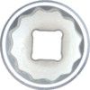 1/4in. Drive,  Bi-Hexagon Socket, 9/16in. A/F,  Imperial,  12 Point thumbnail-1