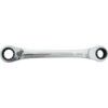 Double End, Ring Spanner, 14 x 15mm/9 x 11mm, Metric thumbnail-0