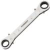 Double End, Ratchet Ring Spanner, 17 x 19mm, Metric thumbnail-0