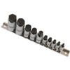 HEX SOCKET BIT SET 1/4"D, 3/8"D,1/2"D 10PC thumbnail-0