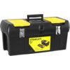 1-92-067 2000 PLASTIC TOOLBOX BLACK/YELLOW C/W METAL LATCHES 24" thumbnail-0