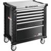 Roller Cabinet, JET+, Black, 6-Drawers thumbnail-1