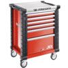 Roller Cabinet, JET+, Red, 6-Drawers thumbnail-0