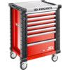 Roller Cabinet, JET+, Red, 7-Drawers thumbnail-0