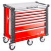 Roller Cabinet, JET+, Red, 7-Drawers thumbnail-0