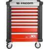 Roller Cabinet, JET+, Red, 8-Drawers thumbnail-1