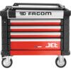 Portable Tool Chest, JET+, Red, 4-Drawers thumbnail-1