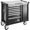 Roller Cabinet, JET+, Black, 6-Drawers, 1000 x 1154 x 546mm thumbnail-0