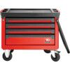 Portable Tool Chest, ROLL, Red, 4-Drawers569 x 421mm thumbnail-1