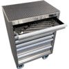 STAINLESS STEEL ROLLER CABINET PROFESSIONAL RANGE 7 DRAWERS 27" thumbnail-2