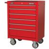 Roller Cabinet, Superline Pro®, Red, 6-Drawers, 950 x 680 x 460mm thumbnail-1