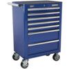 Roller Cabinet, Superline Pro®, Blue, 7-Drawers, 1005 x 685 x 465mm thumbnail-0