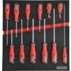 12 Piece Pro-Torq Screwdriver Set in 2/3 Width Foam Inlay for Tool Cabinets thumbnail-0