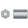 M12x40 Steel Hex Connection Nut, Bright Zinc Plated thumbnail-1