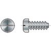 ST4.8x16mm SLOTTED PAN HEAD TAP SCREW BZP thumbnail-1