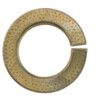 M5 LOCKING EDGE WASHER PROFILED - ZINC & YELLOW DIN 128A thumbnail-0