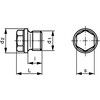 M20x1.50 MF HEX HEAD PLUG SCREW DIN910 thumbnail-3