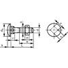 M6x45 CARRIAGE BOLT C/W NUT BZP thumbnail-2