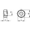 M6 Nylon PA 6.6 Lock Nut thumbnail-1