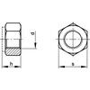 M6 ALL-METAL LOCKNUT BZP(10) thumbnail-0