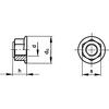 M12 Flange Nut, Bright Zinc Plated, Grade 8 thumbnail-2